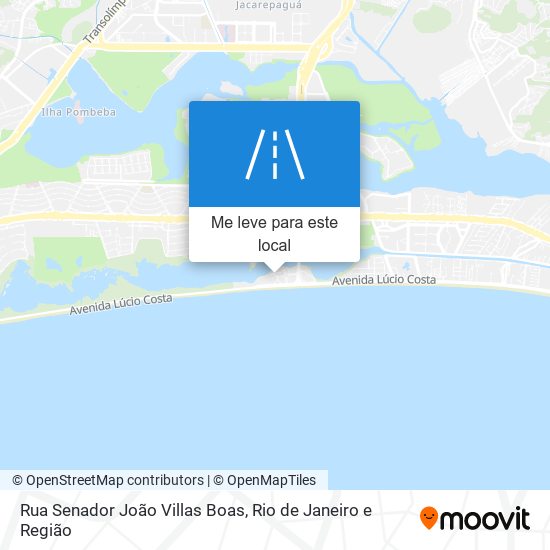 Rua Senador João Villas Boas mapa