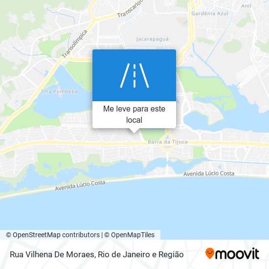 Rua Vilhena De Moraes mapa