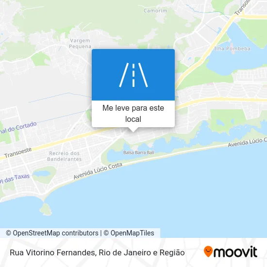 Rua Vitorino Fernandes mapa