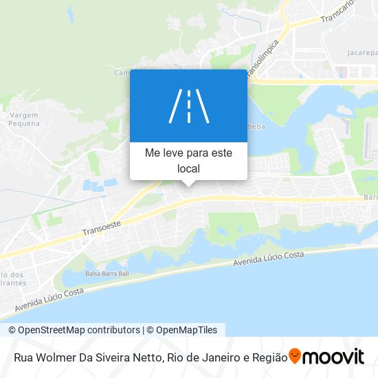 Rua Wolmer Da Siveira Netto mapa