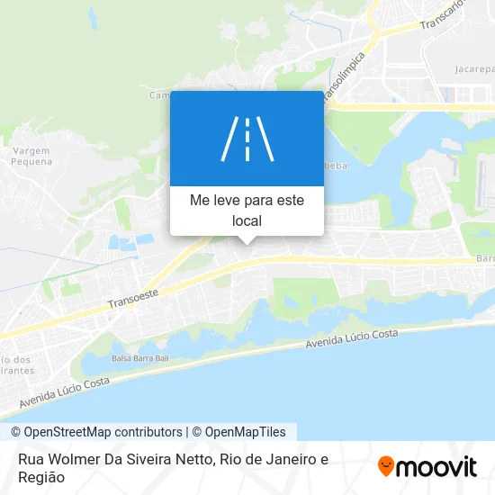 Rua Wolmer Da Siveira Netto mapa