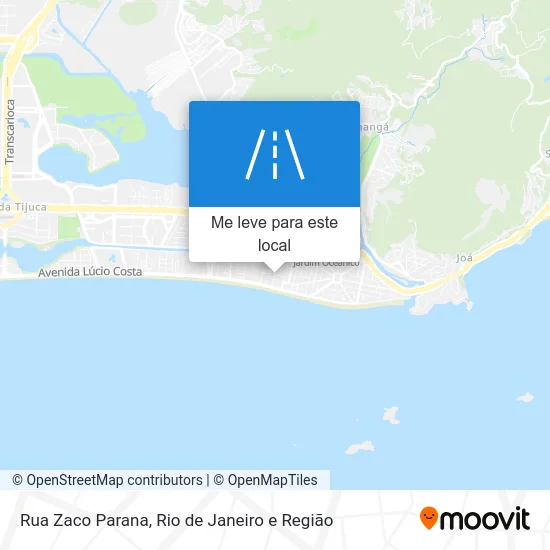 Rua Zaco Parana mapa