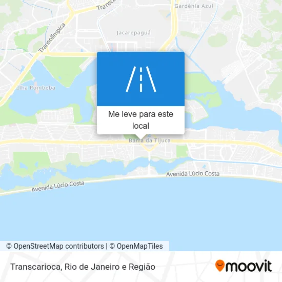 Transcarioca mapa