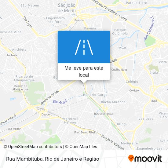 Rua Mambituba mapa