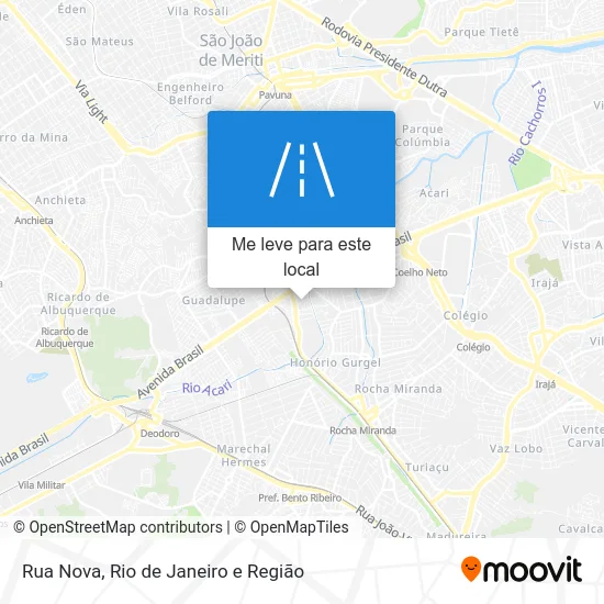 Rua Nova mapa