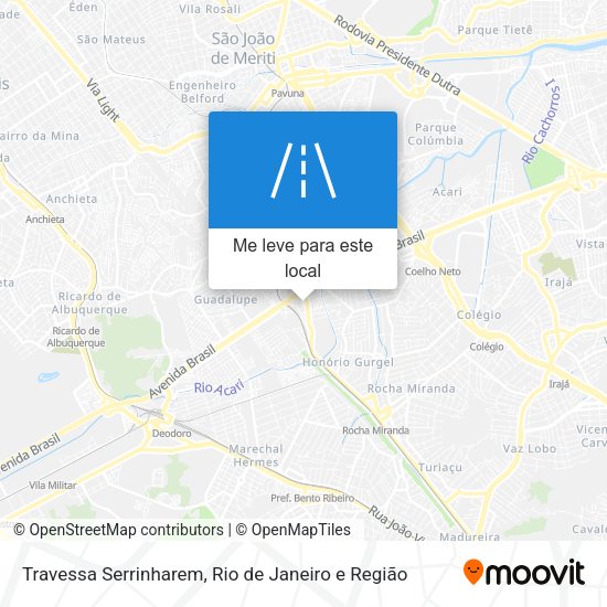 Travessa Serrinharem mapa