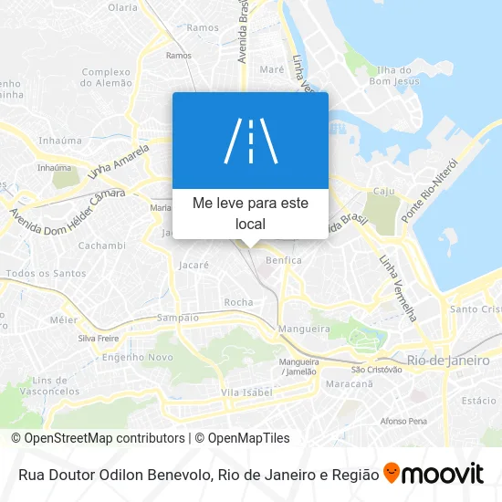 Rua Doutor Odilon Benevolo mapa