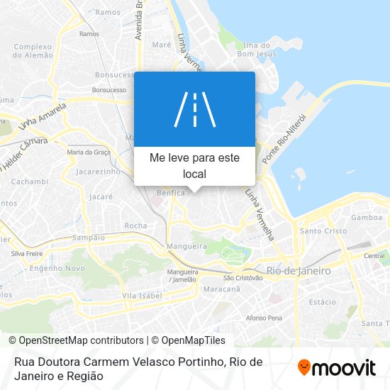 Rua Doutora Carmem Velasco Portinho mapa