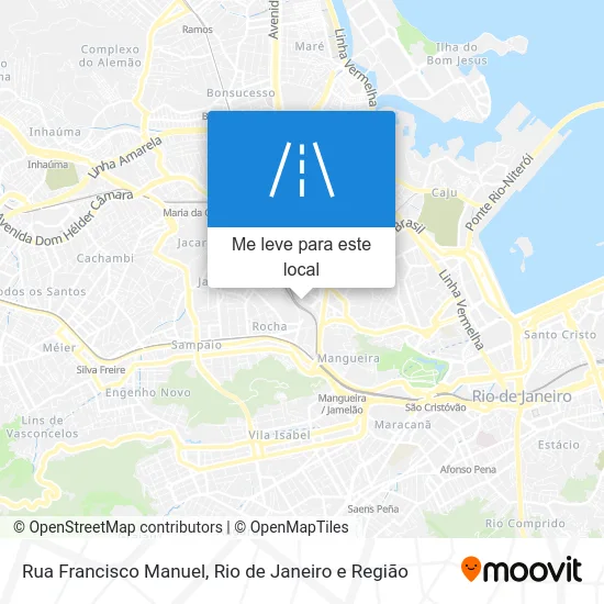 Rua Francisco Manuel mapa