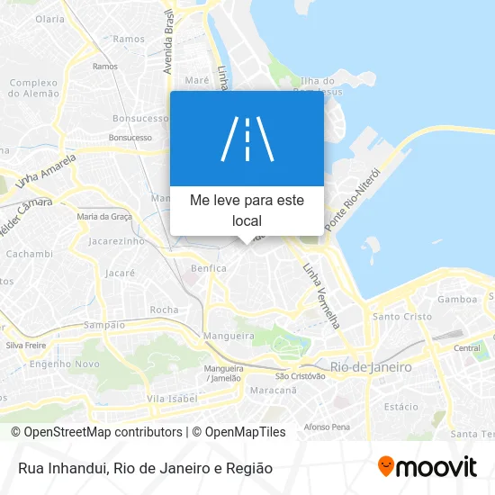Rua Inhandui mapa