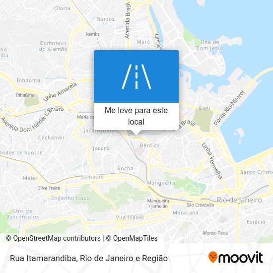 Rua Itamarandiba mapa