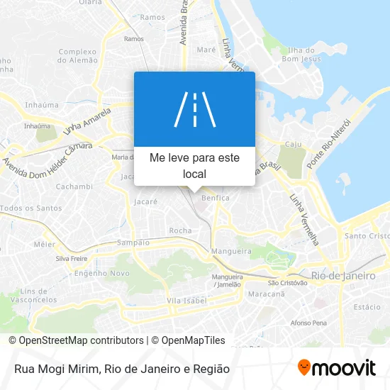 Rua Mogi Mirim mapa