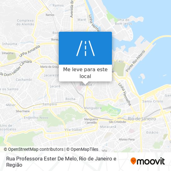 Rua Professora Ester De Melo mapa
