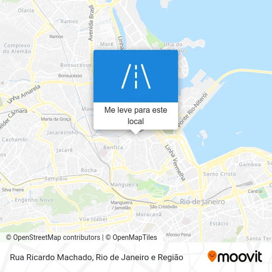Rua Ricardo Machado mapa