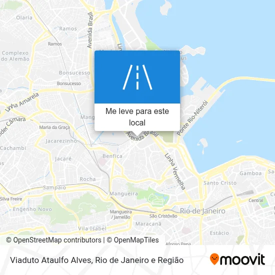 Viaduto Ataulfo Alves mapa