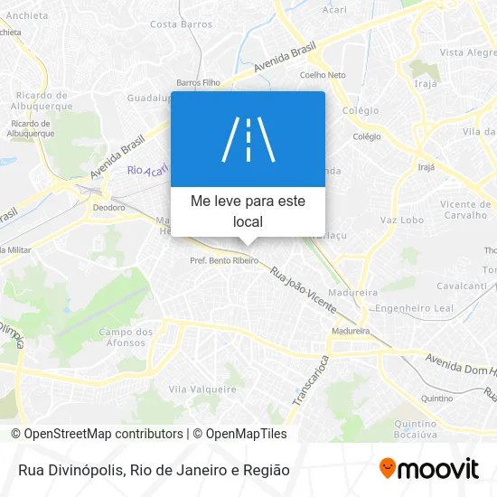 Rua Divinópolis mapa