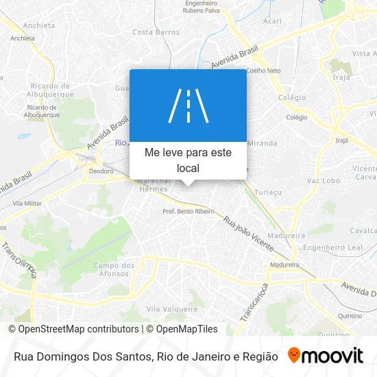 Rua Domingos Dos Santos mapa