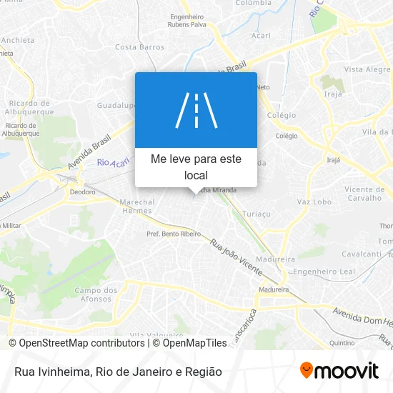 Rua Ivinheima mapa