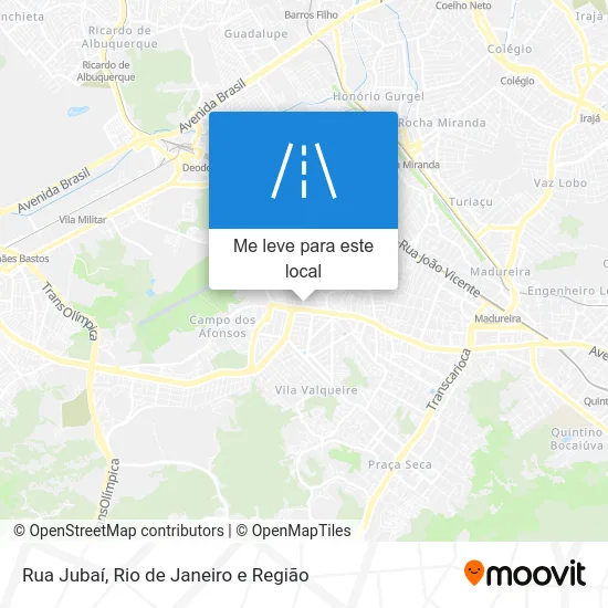 Rua Jubaí mapa