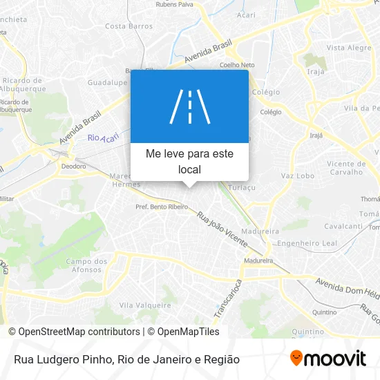 Rua Ludgero Pinho mapa