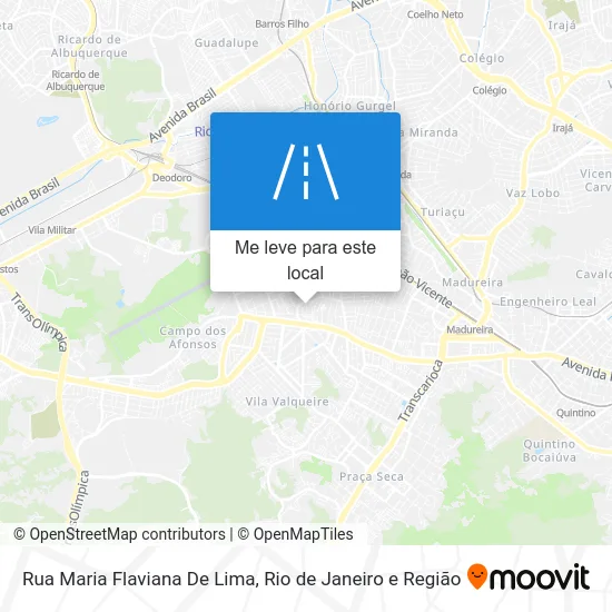 Rua Maria Flaviana De Lima mapa