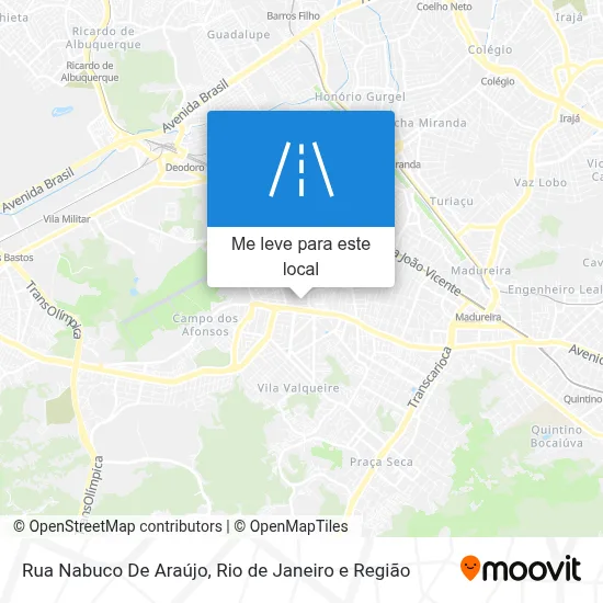 Rua Nabuco De Araújo mapa