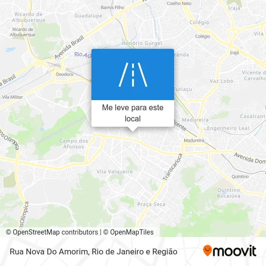 Rua Nova Do Amorim mapa