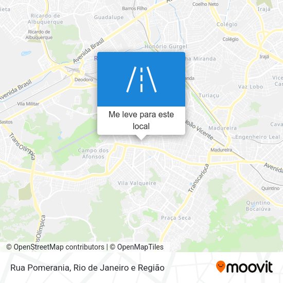 Rua Pomerania mapa