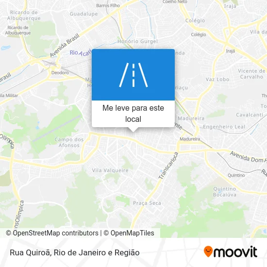 Rua Quiroã mapa