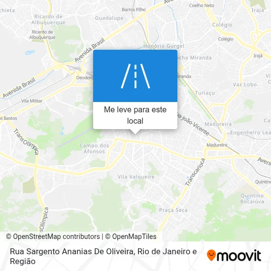 Rua Sargento Ananias De Oliveira mapa