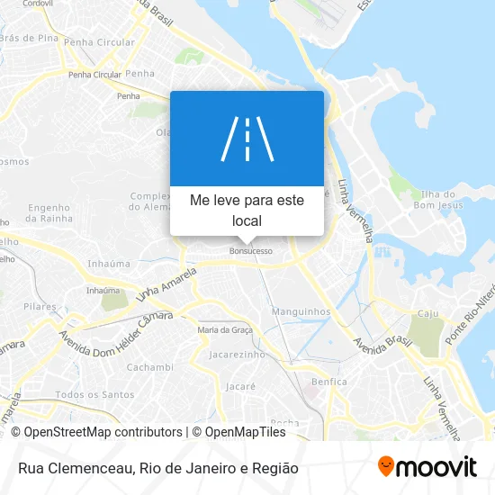 Rua Clemenceau mapa