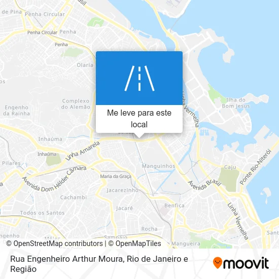 Rua Engenheiro Arthur Moura mapa