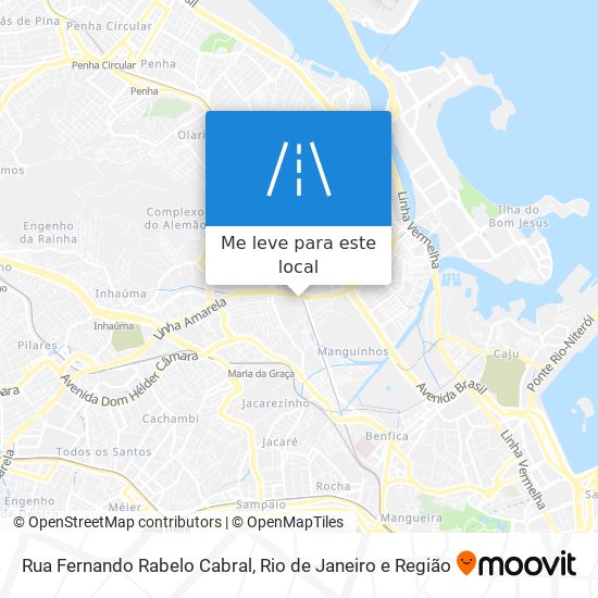 Rua Fernando Rabelo Cabral mapa