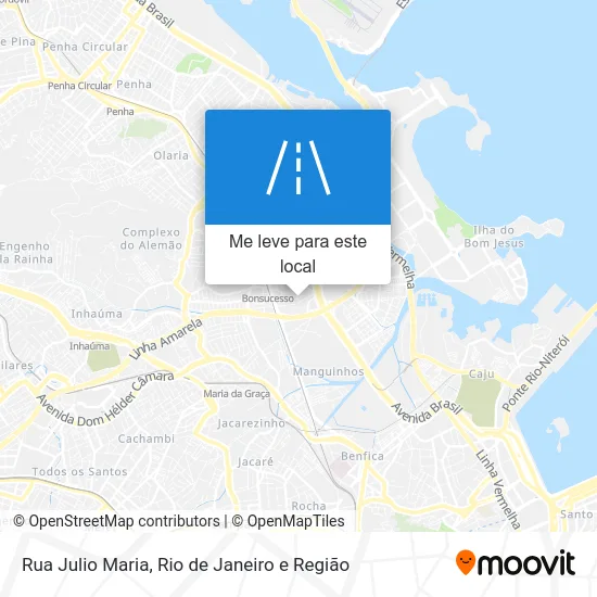 Rua Julio Maria mapa
