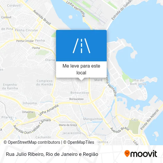 Rua Julio Ribeiro mapa