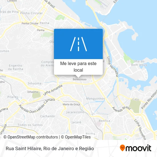 Rua Saint Hilaire mapa
