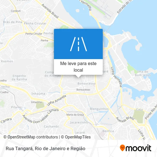 Rua Tangará mapa