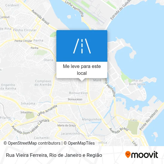 Rua Vieira Ferreira mapa