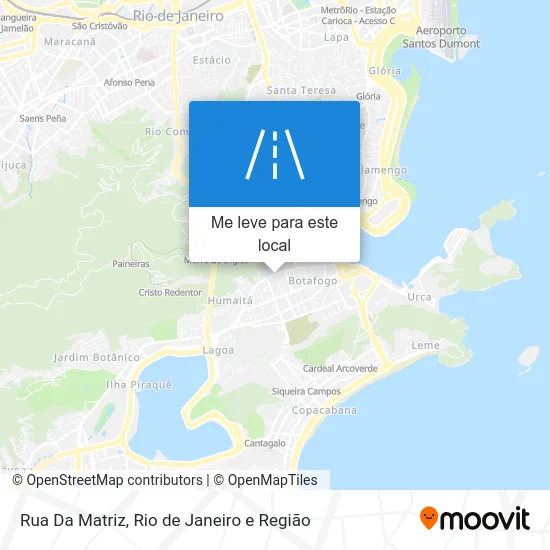 Rua Da Matriz mapa