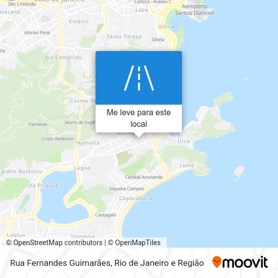 Rua Fernandes Guimarães mapa