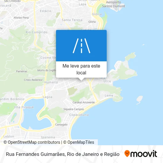 Rua Fernandes Guimarães mapa