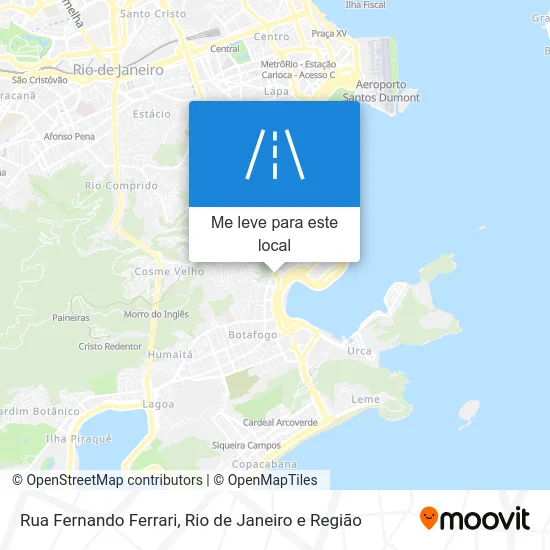 Rua Fernando Ferrari mapa