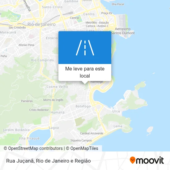 Rua Juçanã mapa