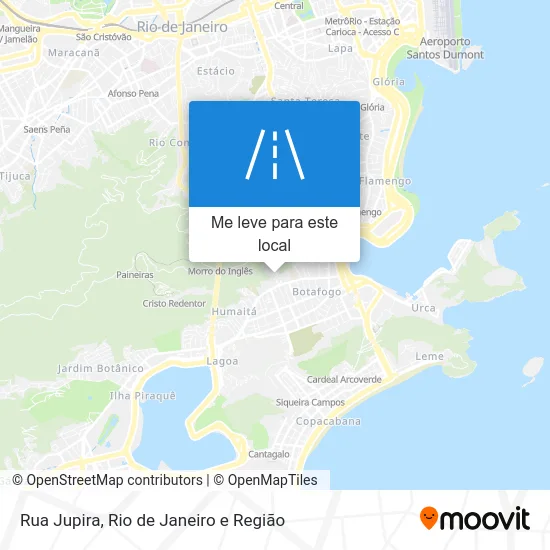 Rua Jupira mapa