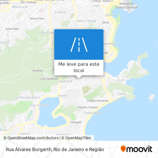 Rua Álvares Borgerth mapa