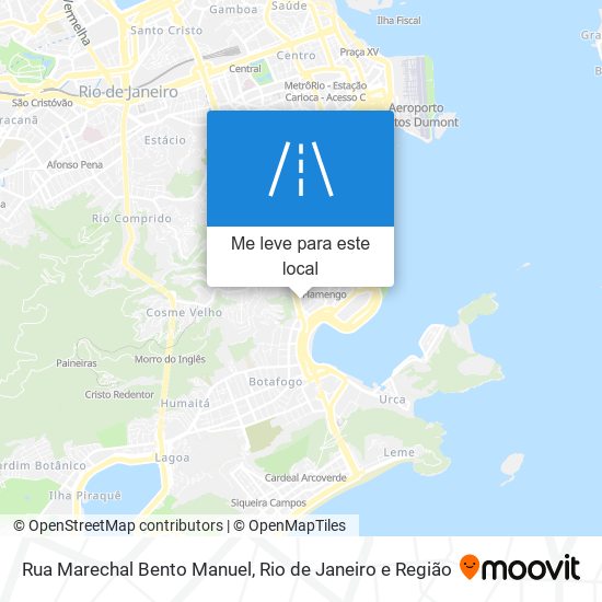 Rua Marechal Bento Manuel mapa
