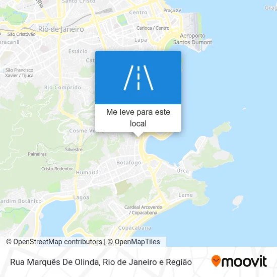 Rua Marquês De Olinda mapa