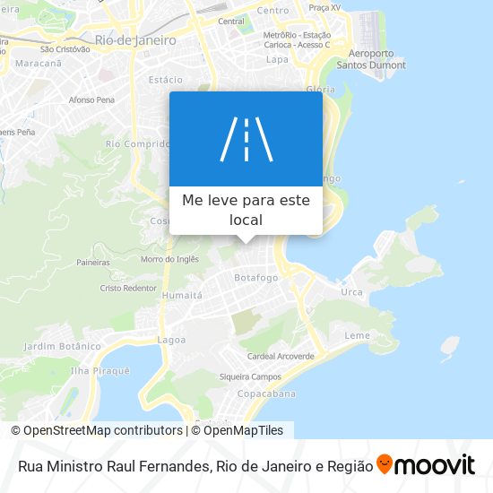 Rua Ministro Raul Fernandes mapa