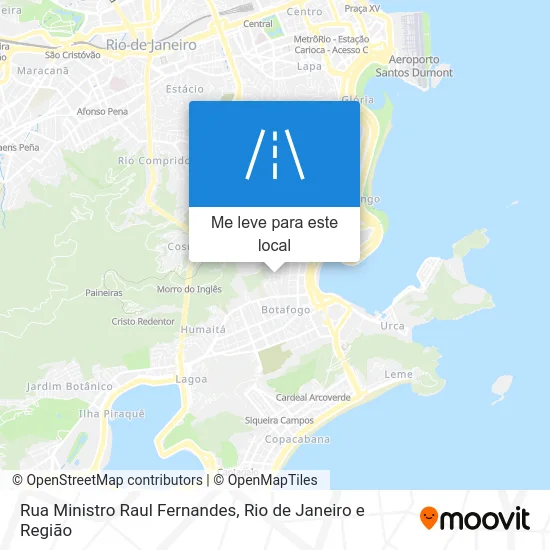 Rua Ministro Raul Fernandes mapa