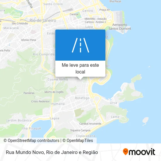 Rua Mundo Novo mapa